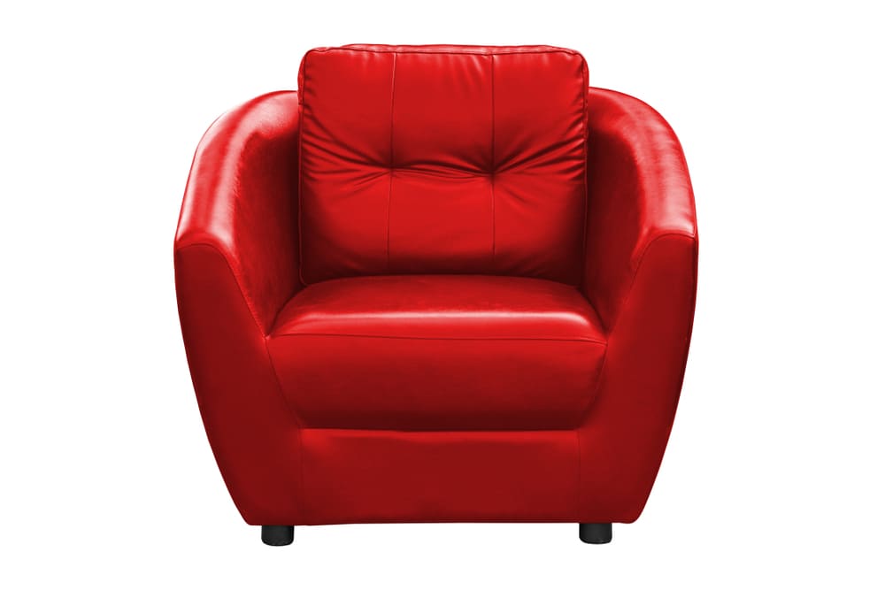 Leather 1-seater armchair sofa cleaning service in Dubai, offering thorough stain removal and conditioning for long-lasting freshness.